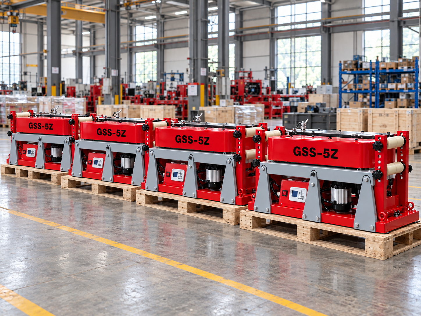 บล็อกบริษัทล่าสุดเกี่ยวกับ 4× GSS-5Z สายพานลำเลียงเคเบิลพร้อมระบบควบคุมแบบซิงโครไนซ์ สำหรับการติดตั้งสายไฟ 100 มม. ในบรูไน