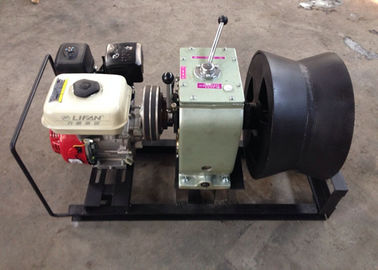 ซื้อ 3 Ton เบนซินดึงสายไฟเครื่องกว้านด้วยสายเคเบิ้ล 400mm Roller online manufacture