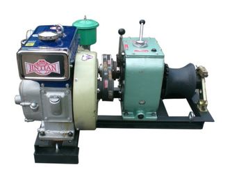 ซื้อ เคเบิ้ลกว้านกว้านดึงด้วยเครื่องยนต์ดีเซลมอเตอร์ไฟฟ้า 4HP online manufacture