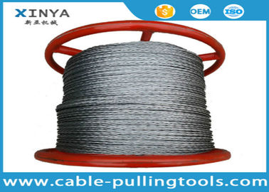 ซื้อ ลวดสลิงสังกะสีแบบป้องกันการบิดเกลียวหมุนได้ 1000 เมตรต่อรีล online manufacture