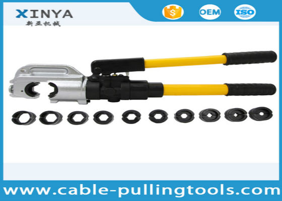 ซื้อ 13 ตันมือเครื่องมือไฮดรอลิก Crimping กับ Hexagonal dies สําหรับ 10-400mm2 ทองแดง & อัลลูมิเนียมเคเบิล Lugs online manufacture