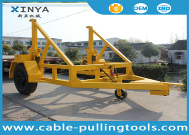 ซื้อ 5 Ton เคเบิ้ลกลองรถเทรเลอร์รีลสายเคเบิลสายไฟ Reel Trailer เครื่องมือใต้ดินสายเคเบิ้ล online manufacture