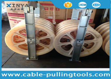 ซื้อ ขนาดเส้นผ่าศูนย์กลางขนาดใหญ่แถมตัวนำ Pulley Power Line คบอุปกรณ์บล็อกที่มีห้าไนล่อนล้อ 660mm online manufacture
