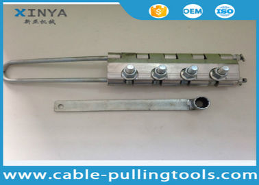 ซื้อ ปลั๊กสายไฟเบอร์ออปติก 11-15 มม. สายเคเบิลชนิดยึดสายไฟ OPGW Cable Grip online manufacture