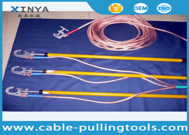 ซื้อ 110 KV Earthing Device เครื่องมือความปลอดภัย Electrician 220KV พร้อมด้วยสายทองแดง / คลิป Ground online manufacture
