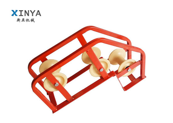 ซื้อ รอลเลอร์มุมเคเบิลความจาง 10KN พร้อมการออกแบบรอลเลอร์ไนลอนสามแบบสําหรับการดึงเคเบิลที่ทนทานต่อการกัดกร่อนและสวม online manufacture