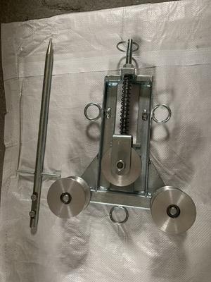 ซื้อ Three-Wheel Grounding Pulley Block with 60-75mm Aluminum Pulley for Line Transmission Stringing online manufacture