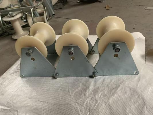 ซื้อ รอลเลอร์สายเคเบิลหลุมหลุมน้ําหนัก 10 กิโลกรัม ความจุสายเคเบิล 130 มม และการรับประกัน 1 ปีสําหรับการติดตั้งสายเคเบิลใต้ดินที่เรียบร้อย online manufacture