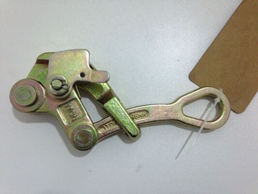 ซื้อ Heavy-Duty 2-Ton Cable Pulling Clamp with Anti-Slip Serrated Jaws for 4-22mm Wire Ropes online manufacture