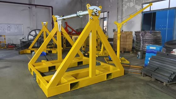 ซื้อ ขาตั้งรีลสายเคเบิลไฮดรอลิก 12T สำหรับงานหนัก พร้อมการออกแบบแบบแยกส่วนและระบบเบรกไฮดรอลิก online manufacture