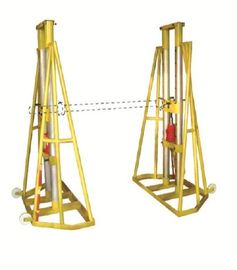 5 - 10 ตัน ไฮดรอลิกปรับสายกล่อง JACK STANDS สาย PAY OFF STAND