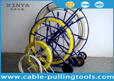 เครื่องมือสายเคเบิลใต้ดิน 16 มม. 250 เมตรยาวไฟเบอร์กลาสท่อ Rodder สำหรับวางสายในท่อท่อ