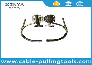 เครื่องมือขั้วโลก Climber ความปลอดภัยสำหรับการปีนเสาคอนกรีต 15 เมตรทำด้วยท่อเหล็กสามเหลี่ยม