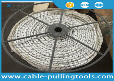 เครื่องมือสายไฟเบอร์ออปติกที่มีความแข็งแรงสูง Polyester PP Double Braided Lope สำหรับดึง OPGW