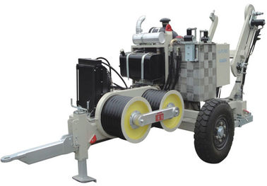 เครื่องร้อยสายไฟฟ้า SA-YQ60 60KN เครื่องดึงสายไฮดรอลิกพร้อมเครื่องยนต์ดีเซล