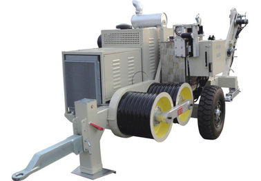 SA-YQ90 เหล็กแรงดันสูง 90KN เครื่องดึงสายพานไฮดรอลิกพร้อมเครื่องยนต์ดีเซล