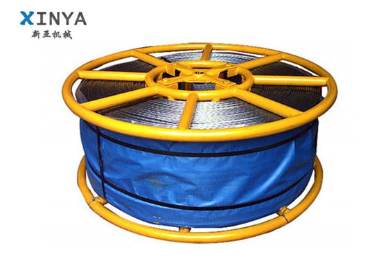 ลวดสลิงเหล็กชุบสังกะสีพร้อมดีไซน์ป้องกันการบิดและทอด้วยความแข็งแรงสูงสำหรับงานหนัก